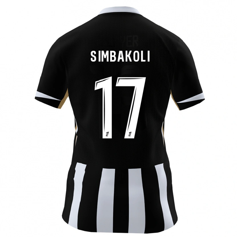 Danxen Kvinder Usman Simbakoli #17 Sort Blå Hjemmebane Spillertrøjer 2026/27 Trøje T-Shirt