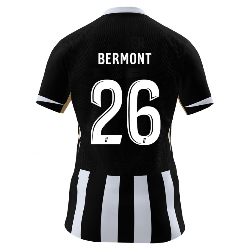 Danxen Kvinder Anthony Bermont #26 Sort Blå Hjemmebane Spillertrøjer 2026/27 Trøje T-Shirt
