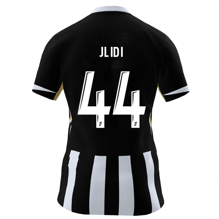 Danxen Kvinder Yahia Jlidi #44 Sort Blå Hjemmebane Spillertrøjer 2026/27 Trøje T-Shirt
