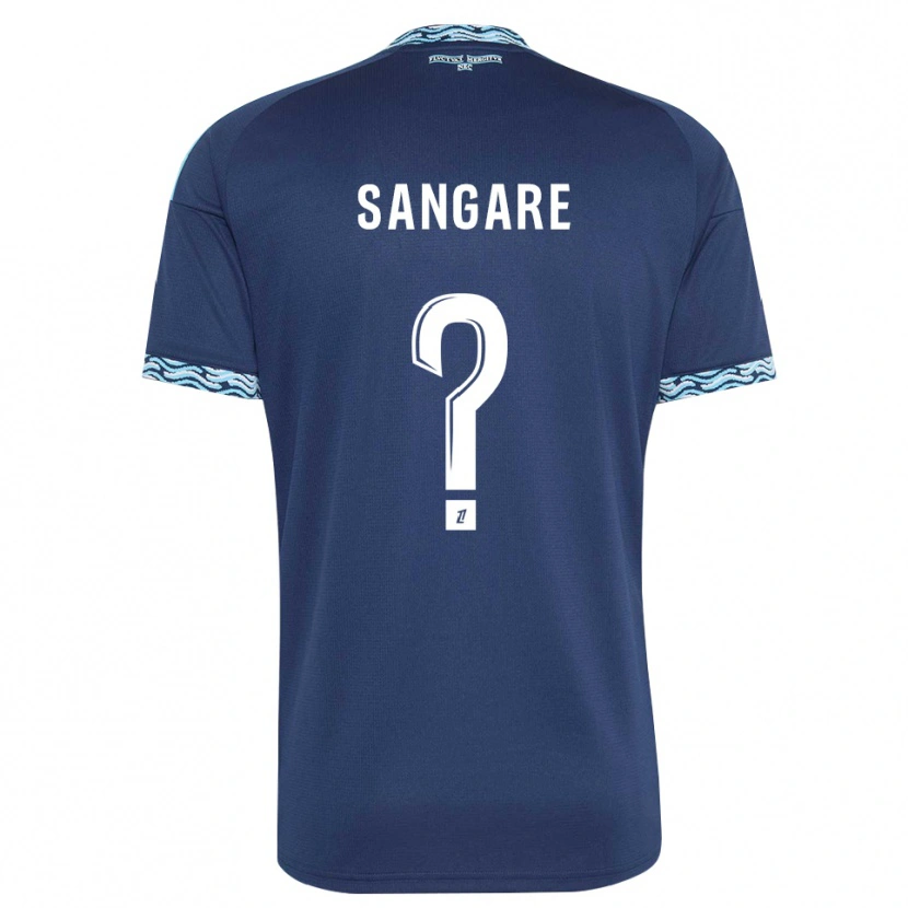 Danxen Kvinder Hawa Sangare #0 Stålblå Hvid Hjemmebane Spillertrøjer 2026/27 Trøje T-Shirt