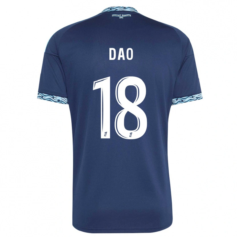 Danxen Kvinder Mohamed Dao #18 Stålblå Hvid Hjemmebane Spillertrøjer 2026/27 Trøje T-Shirt