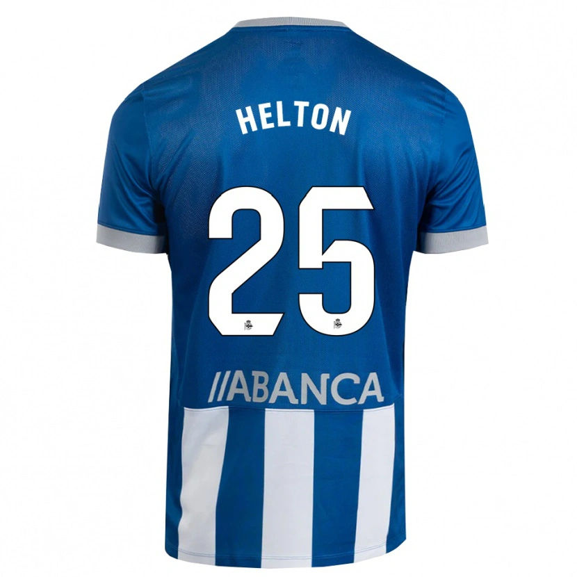 Danxen Kvinder Helton Leite #25 Blå Grå Hvid Hjemmebane Spillertrøjer 2026/27 Trøje T-Shirt