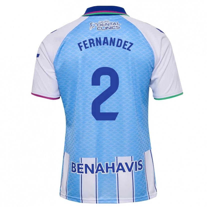 Danxen Kvinder Aron Neqach Fernández #2 Dyb Himmelblå Hvid Hjemmebane Spillertrøjer 2026/27 Trøje T-Shirt