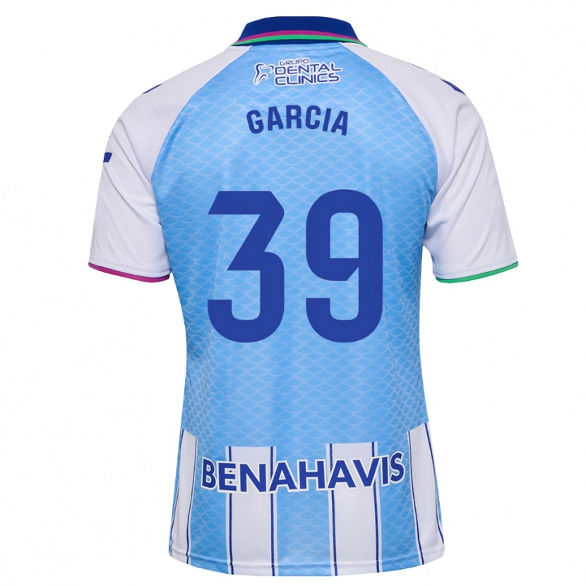 Danxen Kvinder Claudia García #39 Dyb Himmelblå Hvid Hjemmebane Spillertrøjer 2026/27 Trøje T-Shirt