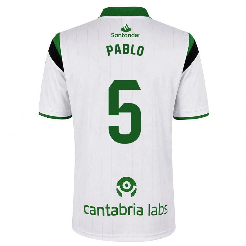 Danxen Kvinder Pablo Ramón #5 Hvid Grøn Sort Hjemmebane Spillertrøjer 2026/27 Trøje T-Shirt