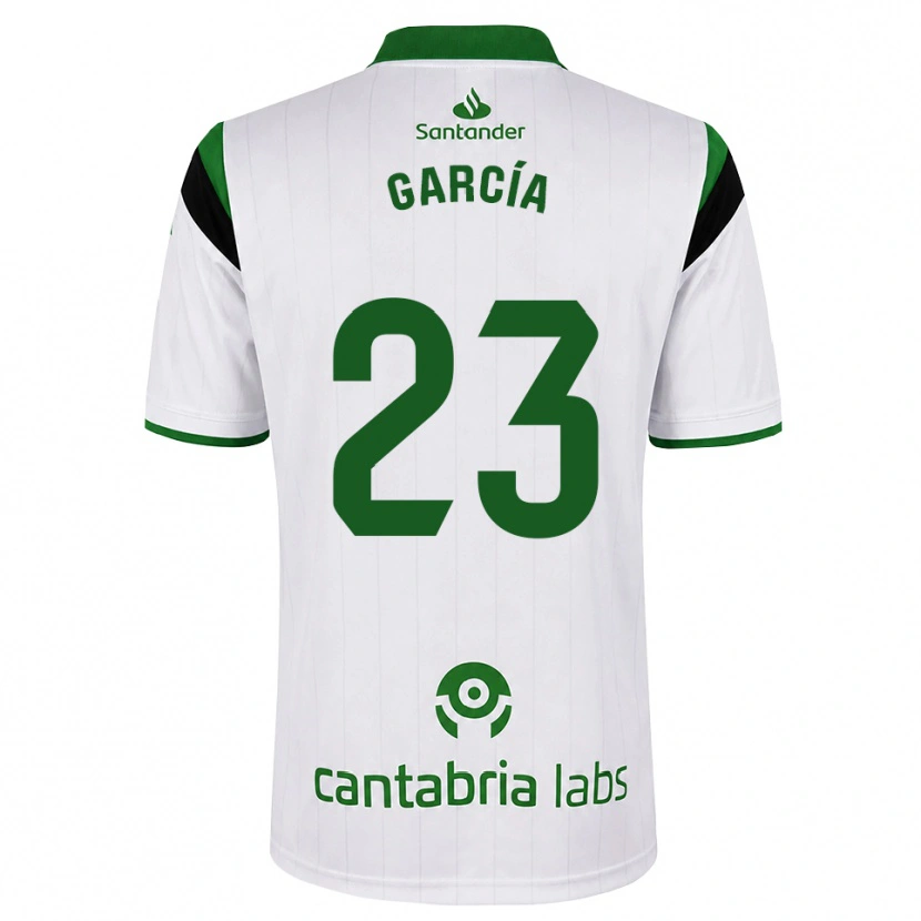 Danxen Kvinder Mario García #23 Hvid Grøn Sort Hjemmebane Spillertrøjer 2026/27 Trøje T-Shirt