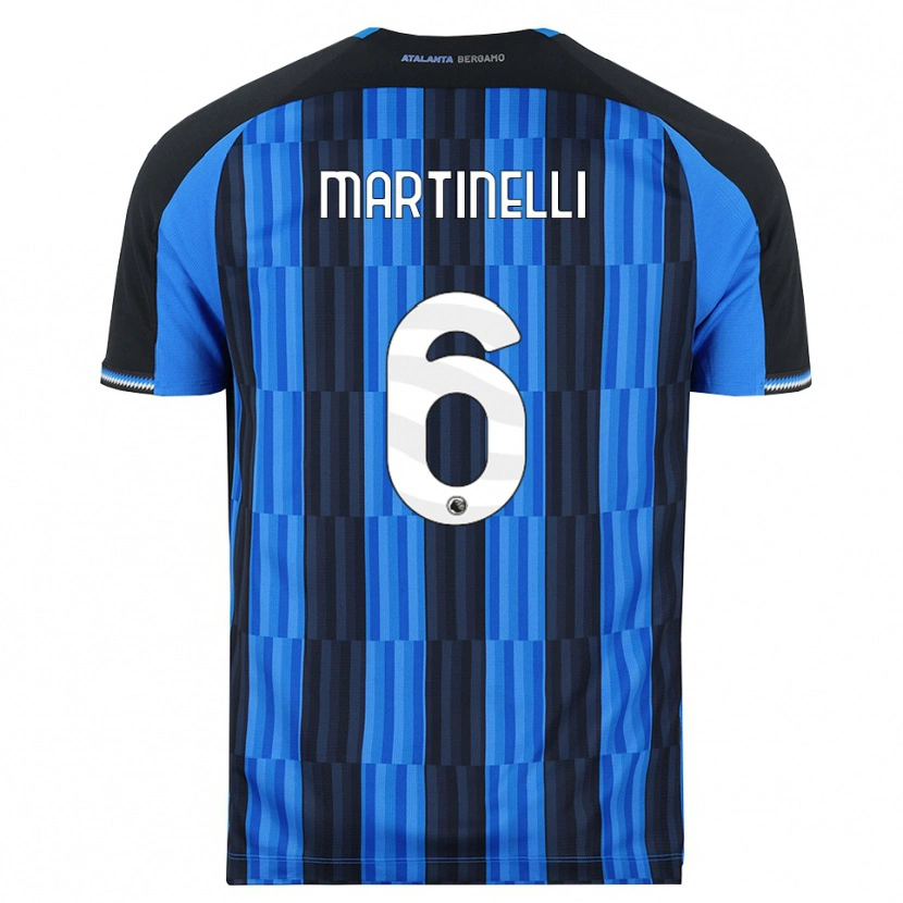 Danxen Kvinder Gabriel Martinelli #6 Blå Sort Rød Hjemmebane Spillertrøjer 2026/27 Trøje T-Shirt