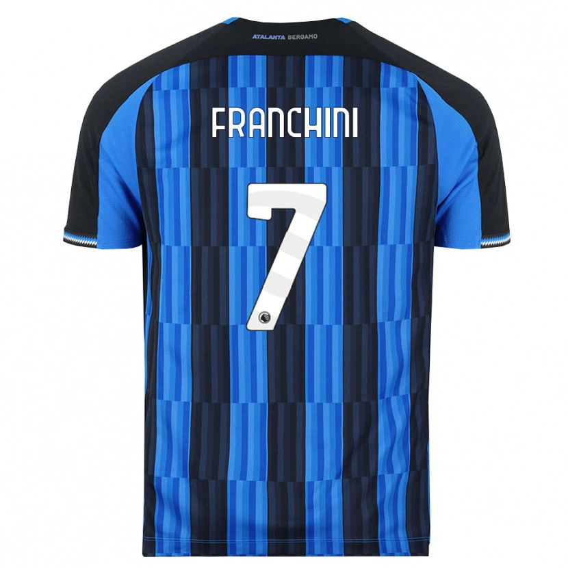Danxen Kvinder Alessandro Franchini #7 Blå Sort Rød Hjemmebane Spillertrøjer 2026/27 Trøje T-Shirt
