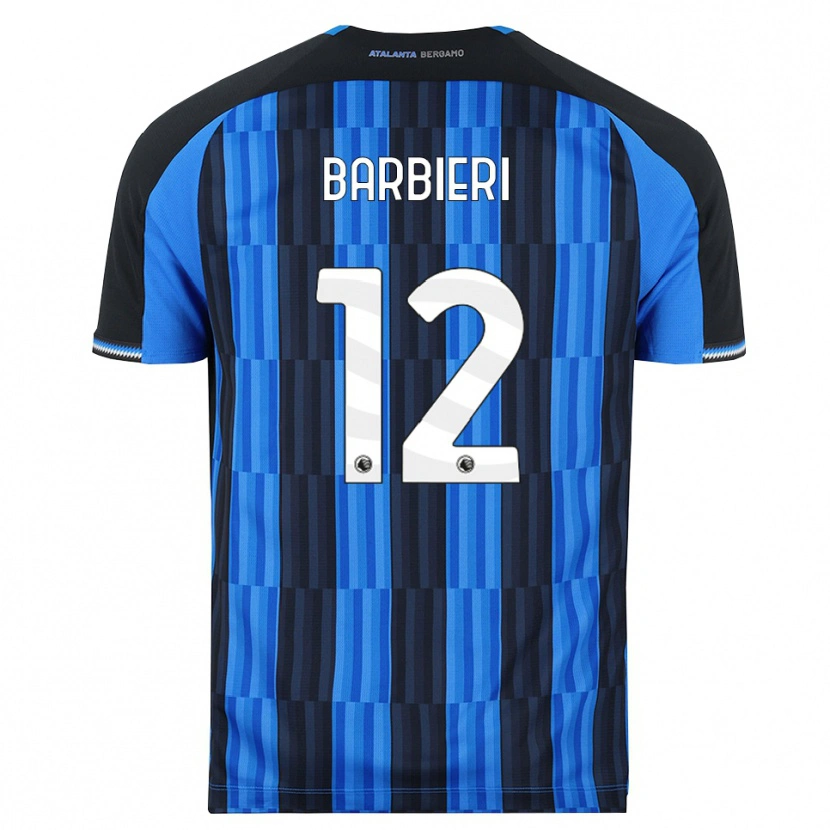 Danxen Kvinder Alessandro Barbieri #12 Blå Sort Rød Hjemmebane Spillertrøjer 2026/27 Trøje T-Shirt
