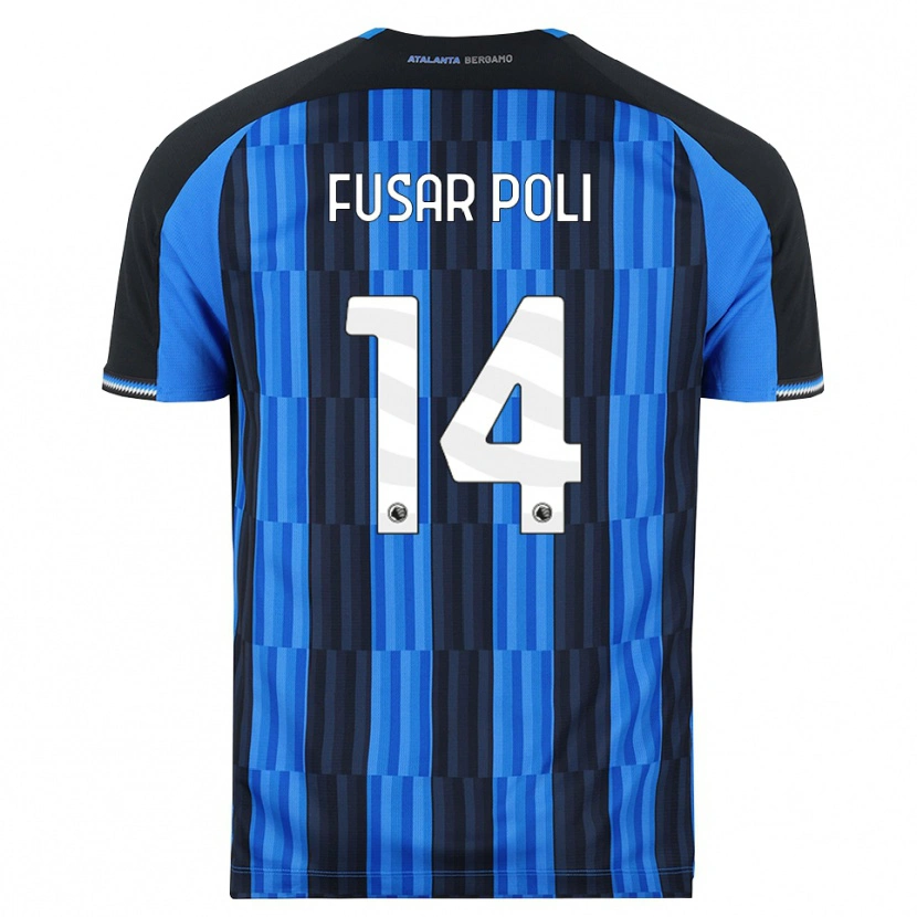 Danxen Kvinder Giulia Fusar Poli #14 Blå Sort Rød Hjemmebane Spillertrøjer 2026/27 Trøje T-Shirt