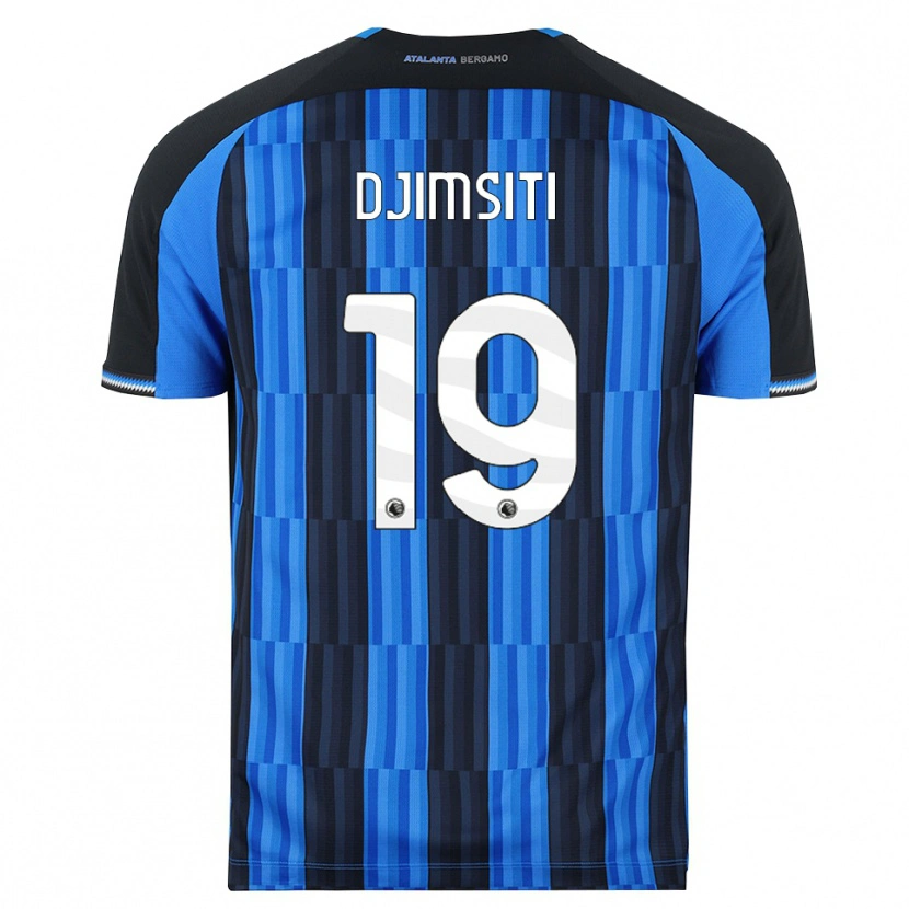 Danxen Kvinder Berat Djimsiti #19 Blå Sort Rød Hjemmebane Spillertrøjer 2026/27 Trøje T-Shirt