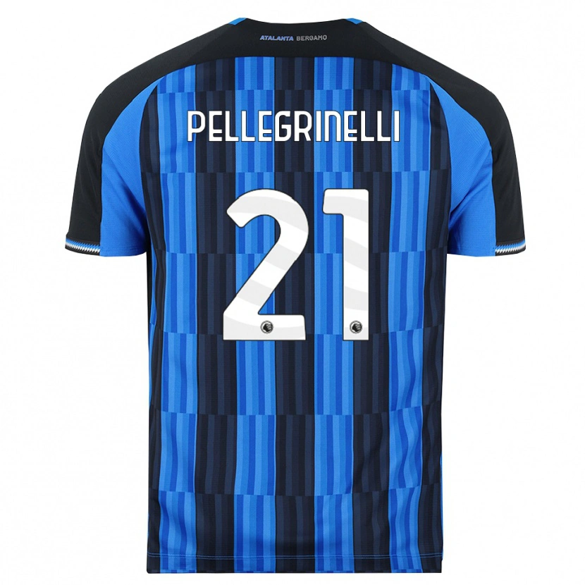 Danxen Kvinder Giorgia Pellegrinelli #21 Blå Sort Rød Hjemmebane Spillertrøjer 2026/27 Trøje T-Shirt
