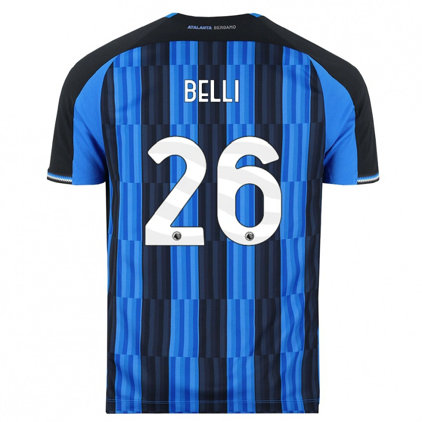 Danxen Kvinder Manuel Belli #26 Blå Sort Rød Hjemmebane Spillertrøjer 2026/27 Trøje T-Shirt