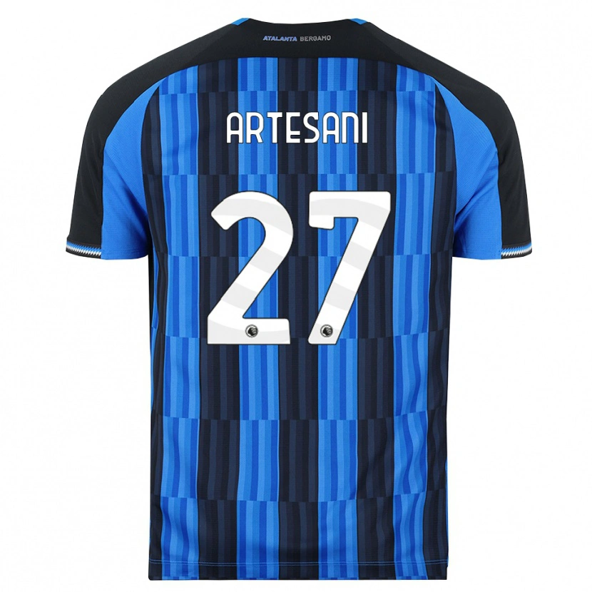 Danxen Kvinder Nicolò Artesani #27 Blå Sort Rød Hjemmebane Spillertrøjer 2026/27 Trøje T-Shirt