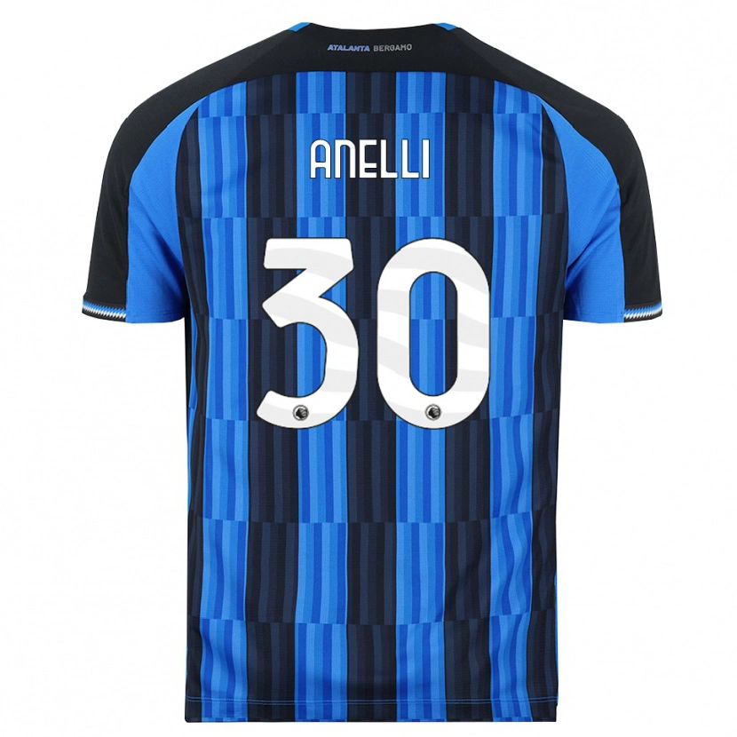 Danxen Kvinder Alessandro Anelli #30 Blå Sort Rød Hjemmebane Spillertrøjer 2026/27 Trøje T-Shirt