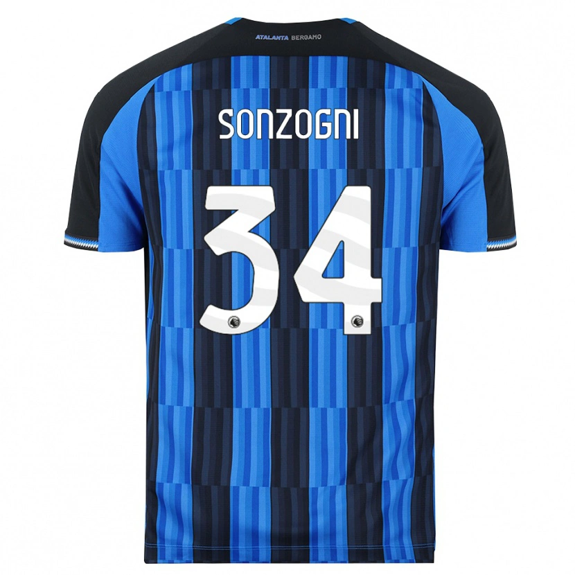 Danxen Kvinder Mattia Sonzogni #34 Blå Sort Rød Hjemmebane Spillertrøjer 2026/27 Trøje T-Shirt
