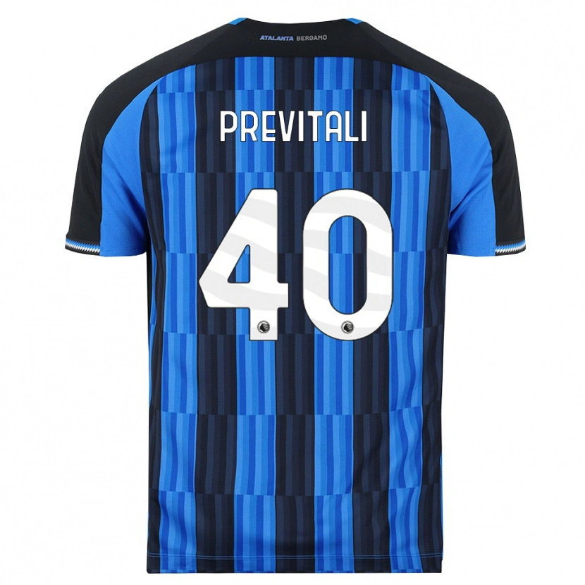 Danxen Kvinder Cristian Previtali #40 Blå Sort Rød Hjemmebane Spillertrøjer 2026/27 Trøje T-Shirt