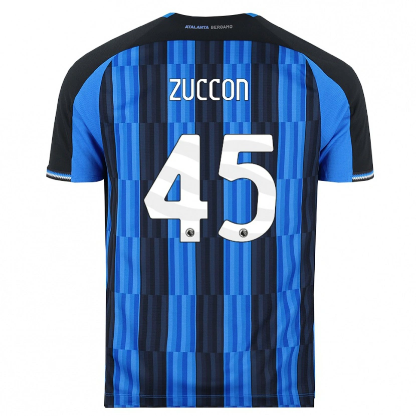 Danxen Kvinder Federico Zuccon #45 Blå Sort Rød Hjemmebane Spillertrøjer 2026/27 Trøje T-Shirt