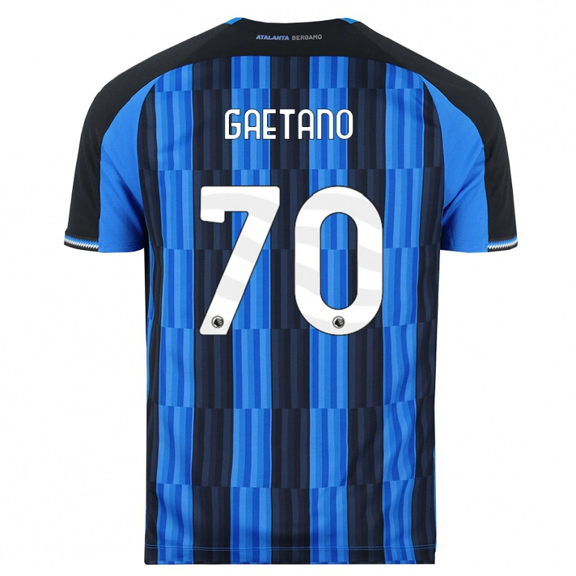 Danxen Kvinder Gianluca Gaetano #70 Blå Sort Rød Hjemmebane Spillertrøjer 2026/27 Trøje T-Shirt