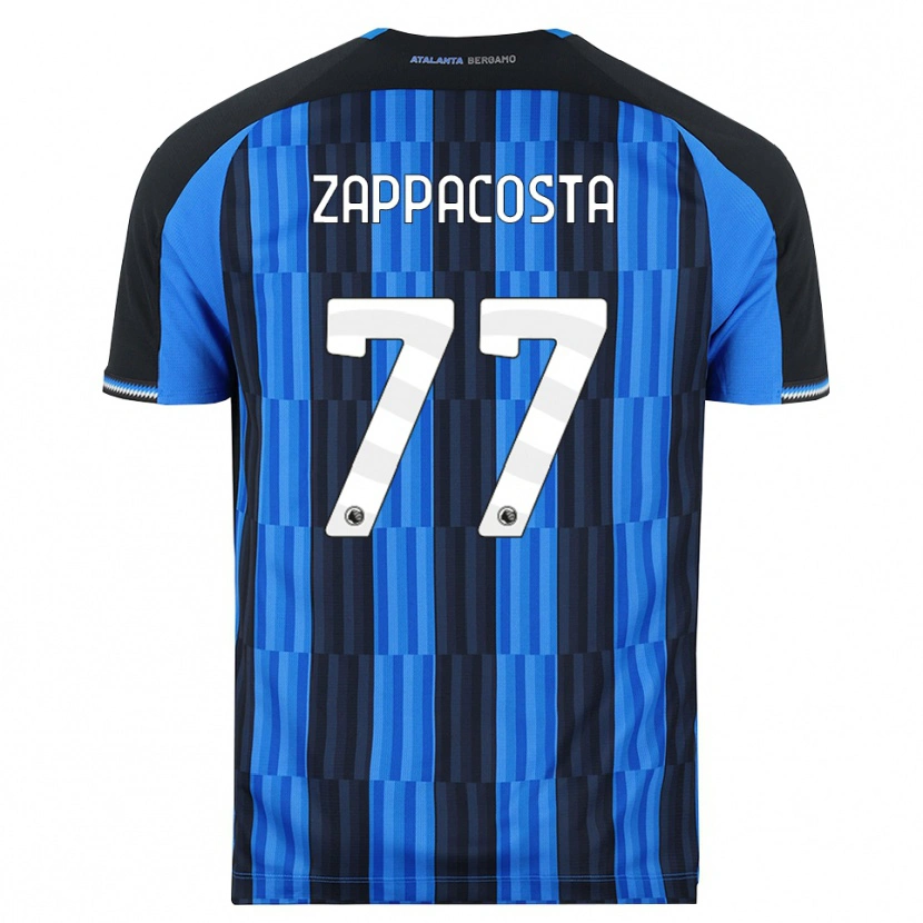 Danxen Kvinder Davide Zappacosta #77 Blå Sort Rød Hjemmebane Spillertrøjer 2026/27 Trøje T-Shirt