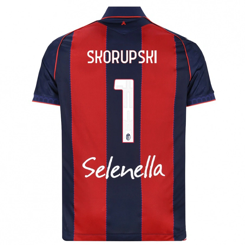 Danxen Kvinder Lukasz Skorupski #1 Kongelig Blå Rød Hvid Hjemmebane Spillertrøjer 2026/27 Trøje T-Shirt