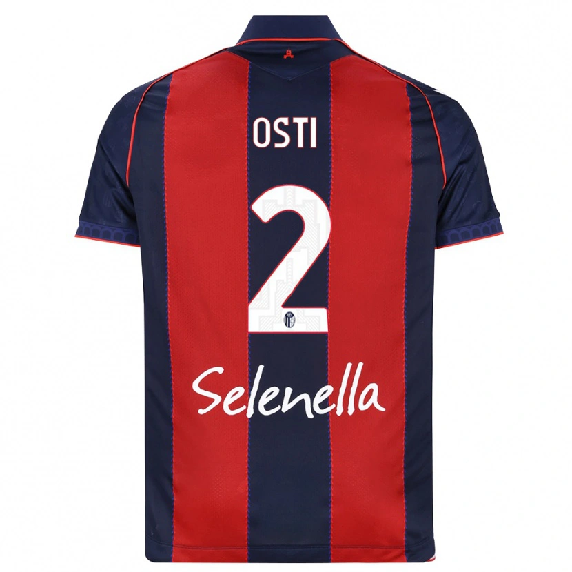 Danxen Kvinder Gabriele Osti #2 Kongelig Blå Rød Hvid Hjemmebane Spillertrøjer 2026/27 Trøje T-Shirt