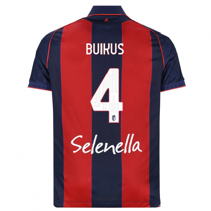 Danxen Kvinder Adomas Buikus #4 Kongelig Blå Rød Hvid Hjemmebane Spillertrøjer 2026/27 Trøje T-Shirt