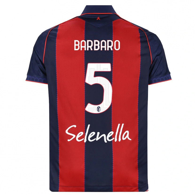 Danxen Kvinder Elia Barbaro #5 Kongelig Blå Rød Hvid Hjemmebane Spillertrøjer 2026/27 Trøje T-Shirt