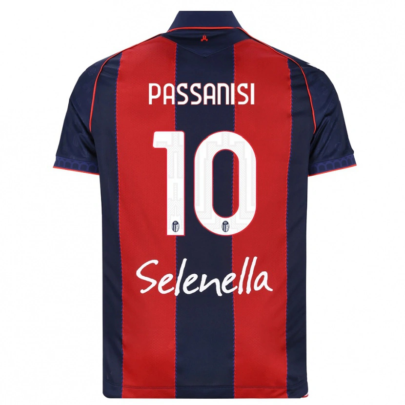 Danxen Kvinder Fernando Passanisi #10 Kongelig Blå Rød Hvid Hjemmebane Spillertrøjer 2026/27 Trøje T-Shirt