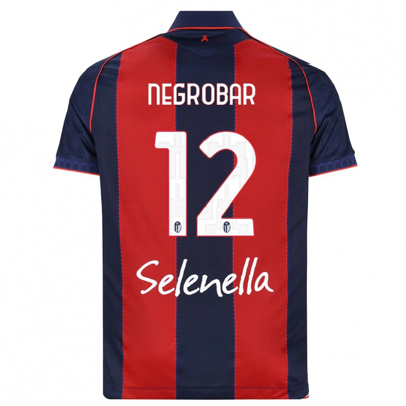 Danxen Kvinder Lucas Negrobar #12 Kongelig Blå Rød Hvid Hjemmebane Spillertrøjer 2026/27 Trøje T-Shirt