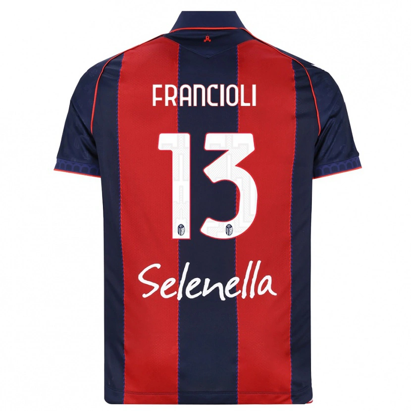 Danxen Kvinder Diego Francioli #13 Kongelig Blå Rød Hvid Hjemmebane Spillertrøjer 2026/27 Trøje T-Shirt