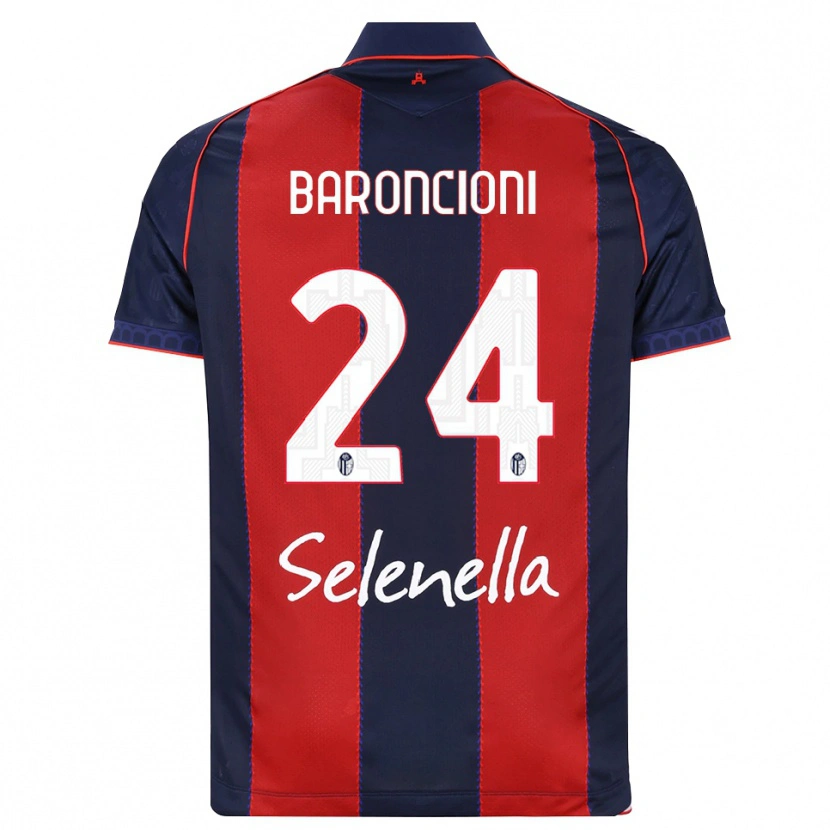 Danxen Kvinder Davide Baroncioni #24 Kongelig Blå Rød Hvid Hjemmebane Spillertrøjer 2026/27 Trøje T-Shirt