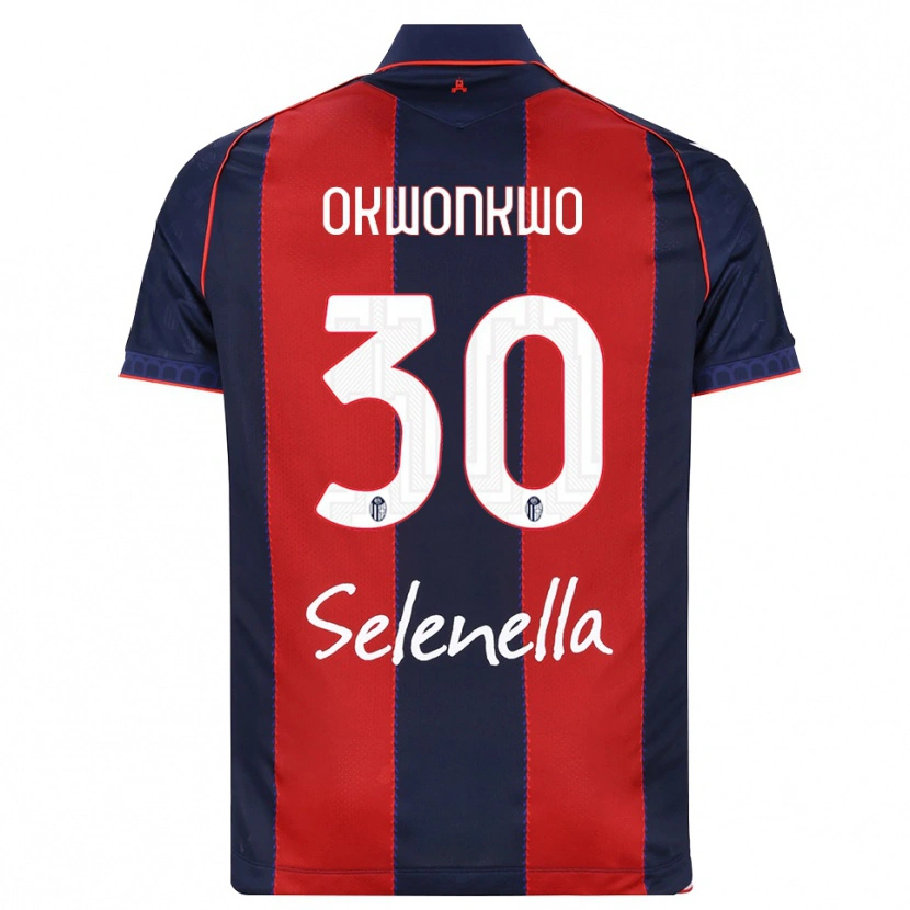 Danxen Kvinder Orji Okwonkwo #30 Kongelig Blå Rød Hvid Hjemmebane Spillertrøjer 2026/27 Trøje T-Shirt