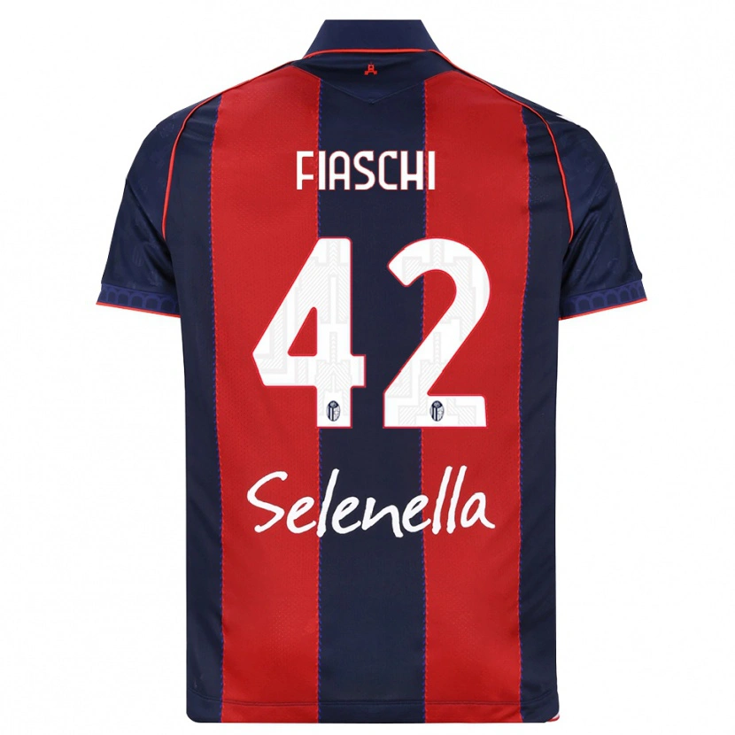 Danxen Kvinder Marco Fiaschi #42 Kongelig Blå Rød Hvid Hjemmebane Spillertrøjer 2026/27 Trøje T-Shirt