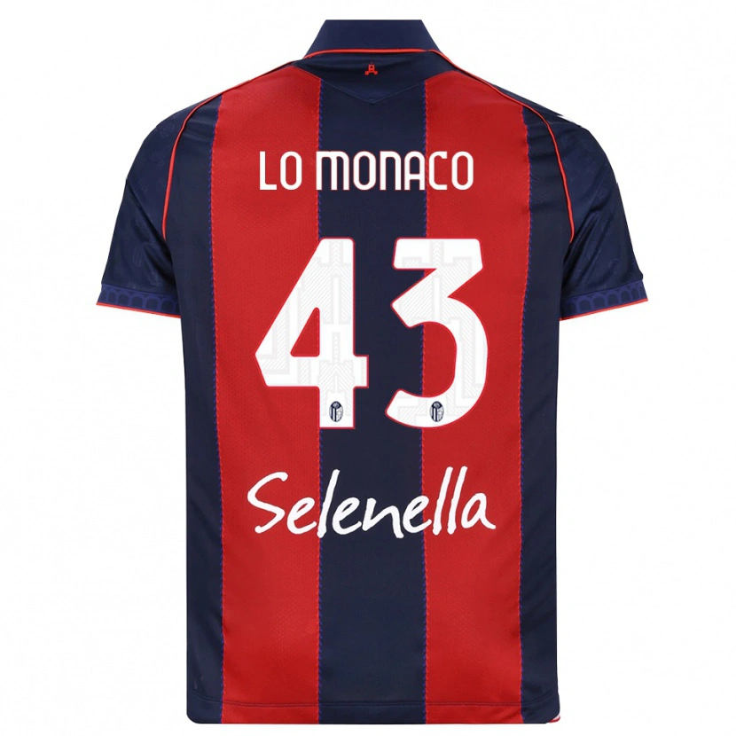 Danxen Kvinder Luca Lo Monaco #43 Kongelig Blå Rød Hvid Hjemmebane Spillertrøjer 2026/27 Trøje T-Shirt