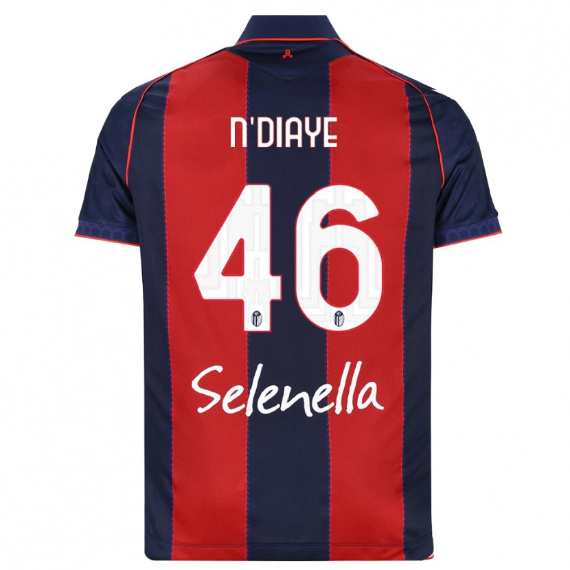 Danxen Kvinder Antoine N'diaye #46 Kongelig Blå Rød Hvid Hjemmebane Spillertrøjer 2026/27 Trøje T-Shirt