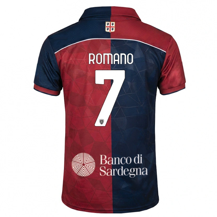 Danxen Kvinder Antonio Romano #7 Bordeaux Kongelig Blå Hjemmebane Spillertrøjer 2026/27 Trøje T-Shirt