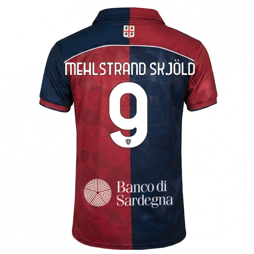 Danxen Kvinder William Mehlstrand Skjöld #9 Bordeaux Kongelig Blå Hjemmebane Spillertrøjer 2026/27 Trøje T-Shirt