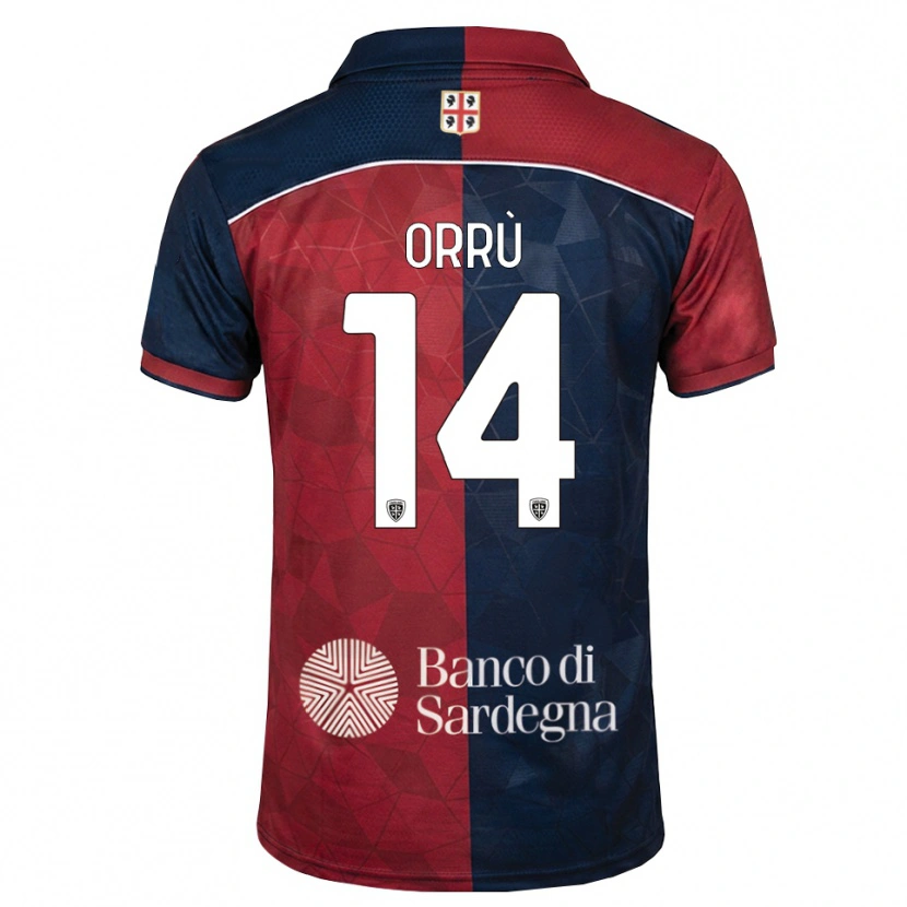 Danxen Kvinder Gabriele Orrù #14 Bordeaux Kongelig Blå Hjemmebane Spillertrøjer 2026/27 Trøje T-Shirt