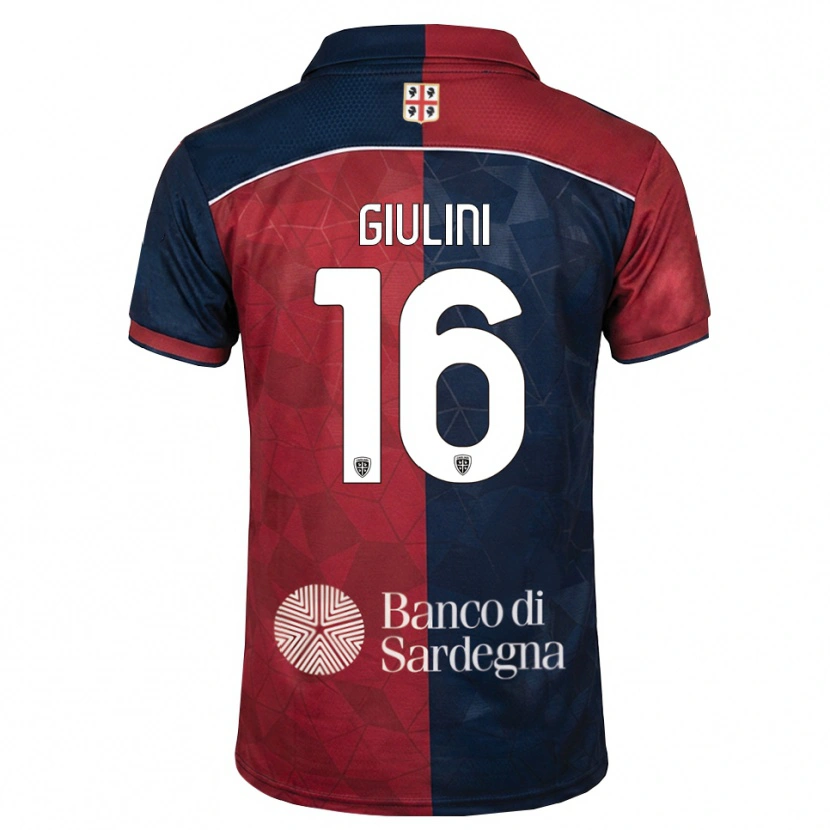 Danxen Kvinder Carlo Giulini #16 Bordeaux Kongelig Blå Hjemmebane Spillertrøjer 2026/27 Trøje T-Shirt