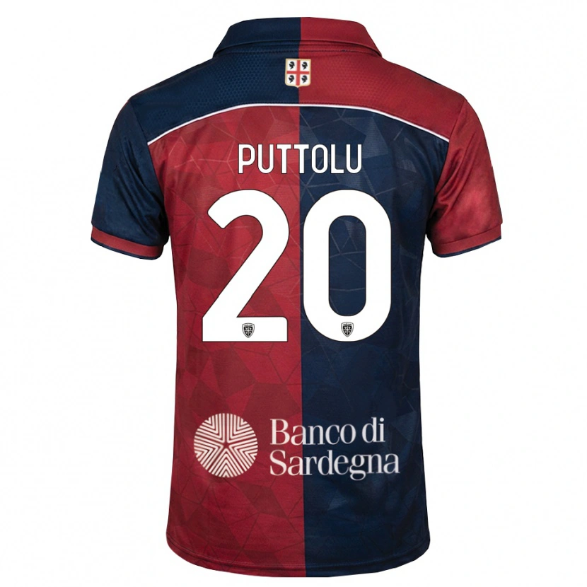 Danxen Kvinder Diego Puttolu #20 Bordeaux Kongelig Blå Hjemmebane Spillertrøjer 2026/27 Trøje T-Shirt