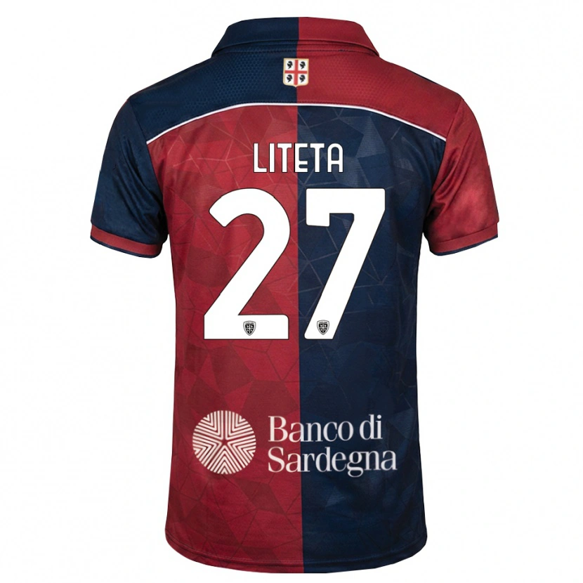 Danxen Kvinder Joseph Liteta #27 Bordeaux Kongelig Blå Hjemmebane Spillertrøjer 2026/27 Trøje T-Shirt