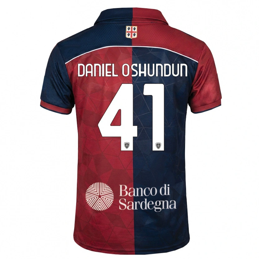 Danxen Kvinder Olasunkanmi Daniel Oshundun #41 Bordeaux Kongelig Blå Hjemmebane Spillertrøjer 2026/27 Trøje T-Shirt