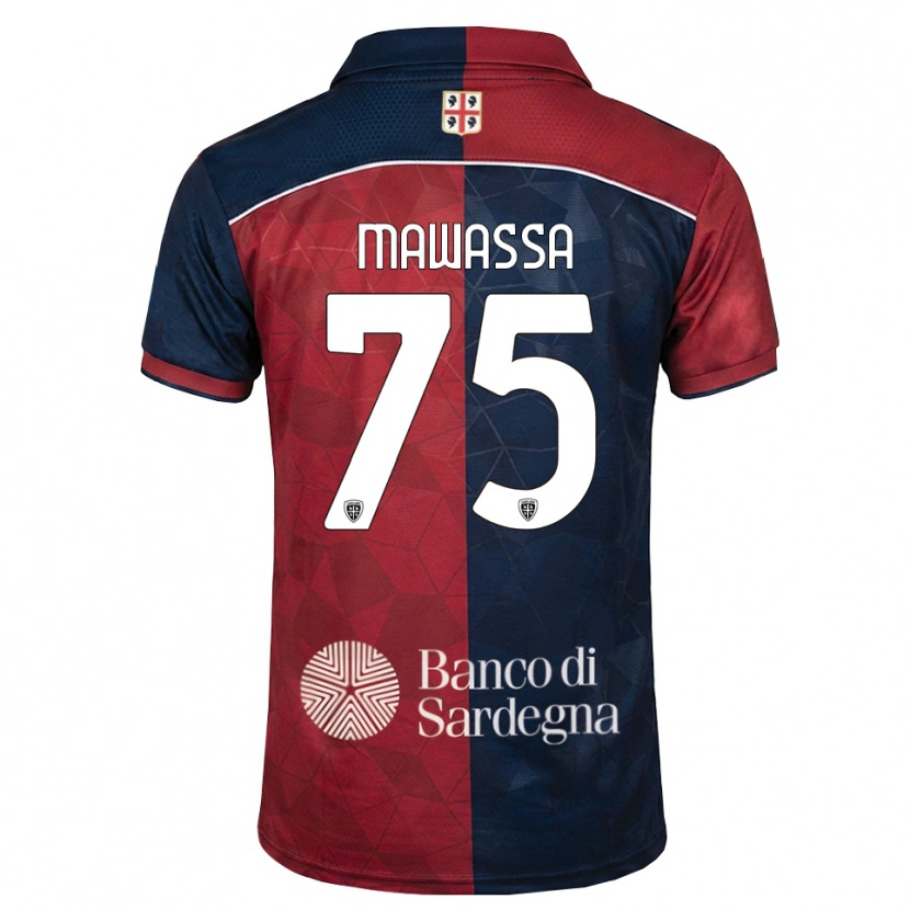 Danxen Kvinder Enoch Mawassa #75 Bordeaux Kongelig Blå Hjemmebane Spillertrøjer 2026/27 Trøje T-Shirt
