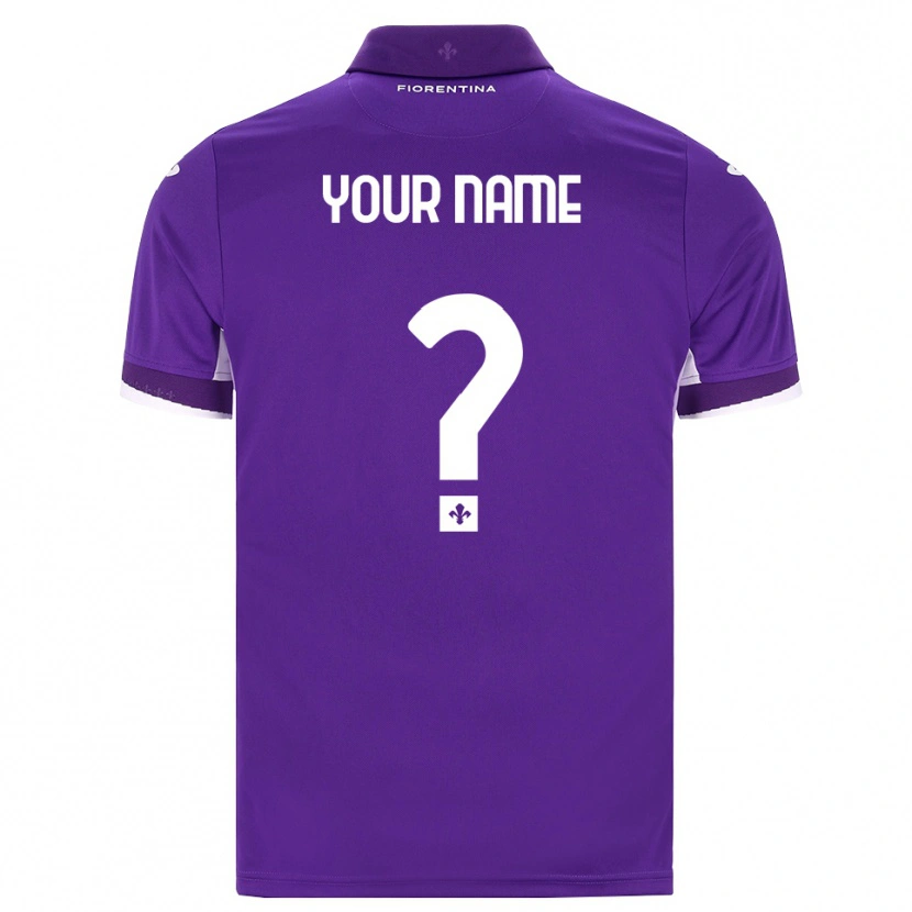Danxen Kvinder Dit Navn #0 Lilla Hvid Pink Hjemmebane Spillertrøjer 2026/27 Trøje T-Shirt