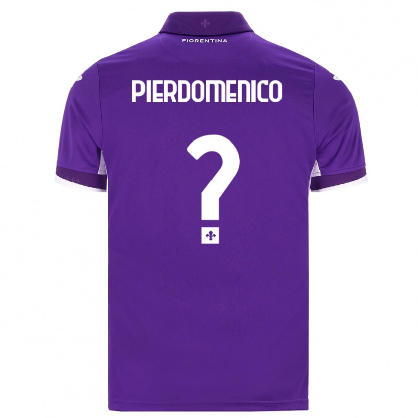 Danxen Kvinder Jacopo Di Pierdomenico #0 Lilla Hvid Pink Hjemmebane Spillertrøjer 2026/27 Trøje T-Shirt