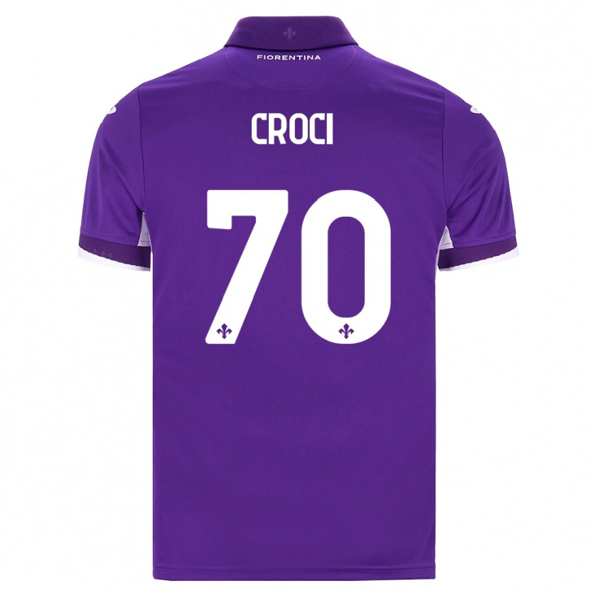 Danxen Kvinder Federico Croci #70 Lilla Hvid Pink Hjemmebane Spillertrøjer 2026/27 Trøje T-Shirt