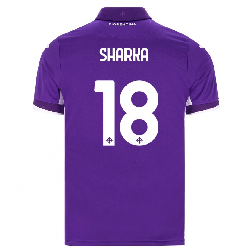 Danxen Kvinder Gentjan Sharka #18 Lilla Hvid Pink Hjemmebane Spillertrøjer 2026/27 Trøje T-Shirt