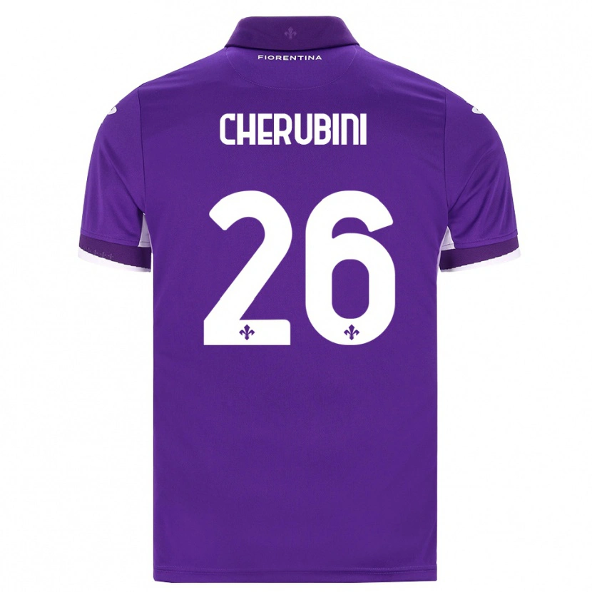 Danxen Kvinder Maya Cherubini #26 Lilla Hvid Pink Hjemmebane Spillertrøjer 2026/27 Trøje T-Shirt