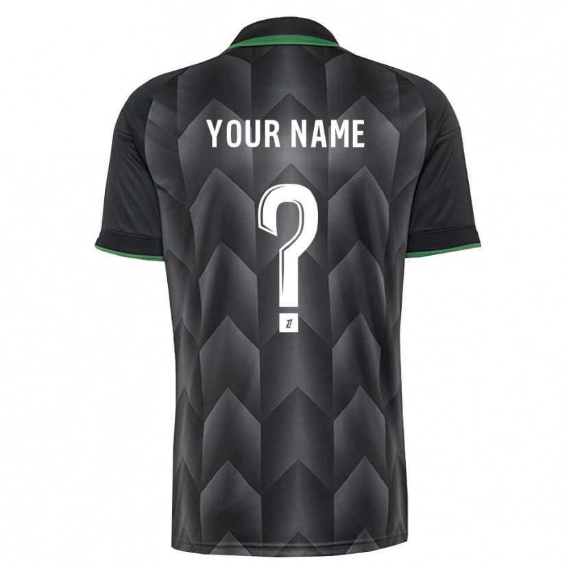 Danxen Kvinder Dit Navn #0 Hvid Sort Grøn Udebane Spillertrøjer 2026/27 Trøje T-Shirt